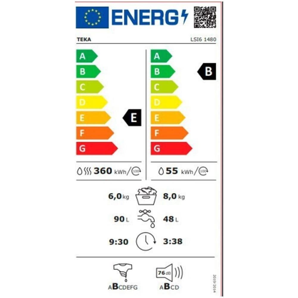 Lavasciuga da Incasso LSI6 1480 Capacità Lav /Asc 8/6 Kg Classe E Velocità 1400 giri - Foto 2