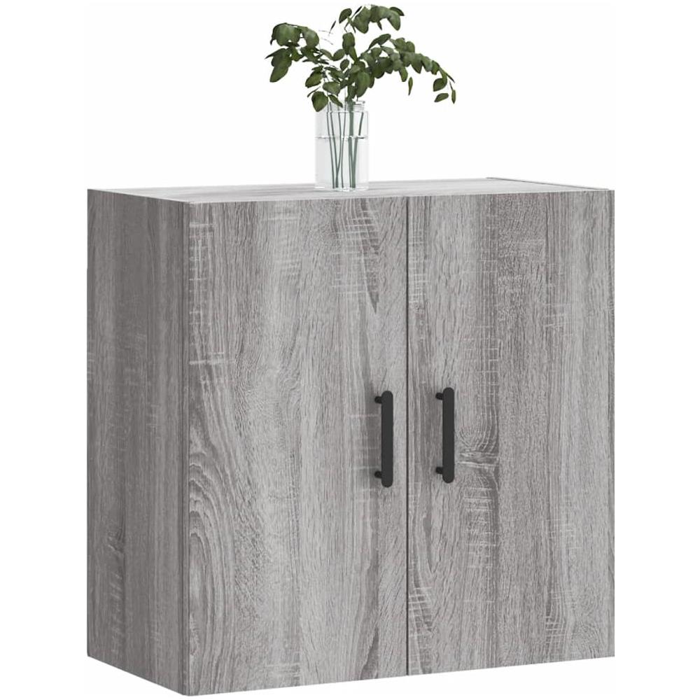 Mobile Pensile Grigio Sonoma 60x31x60 Cm In Legno Multistrato - Foto 3