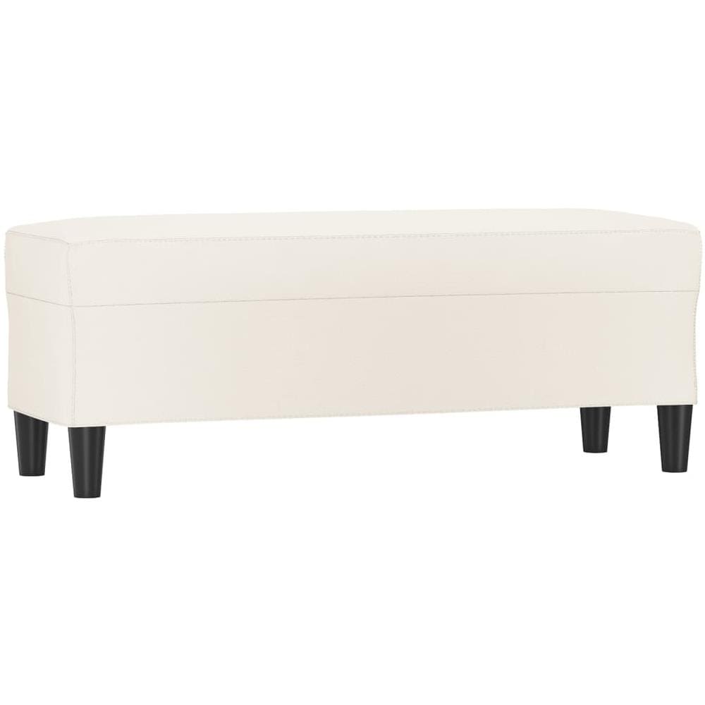Panca Crema 100x35x41 Cm In Similpelle - Foto 2