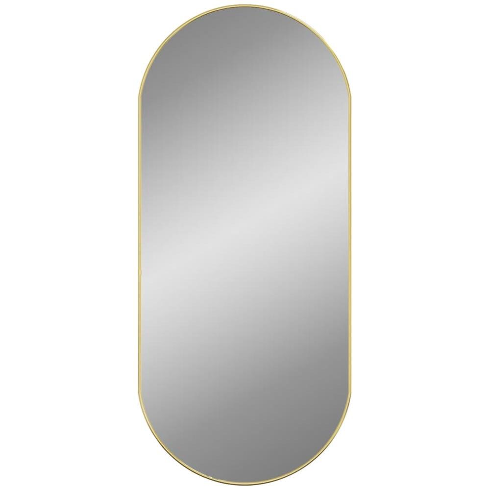 Specchio Da Parete Dorato 100x45 Cm Ovale - Foto 2