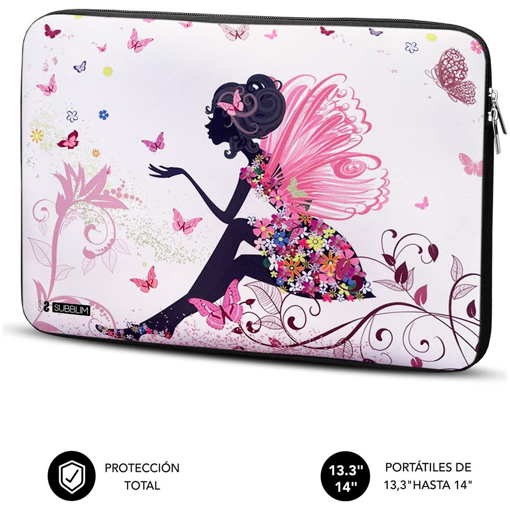 SUBLS-SKIN102 borsa per laptop 35,6 cm (14") Custodia a tasca Multicolore - Foto 2