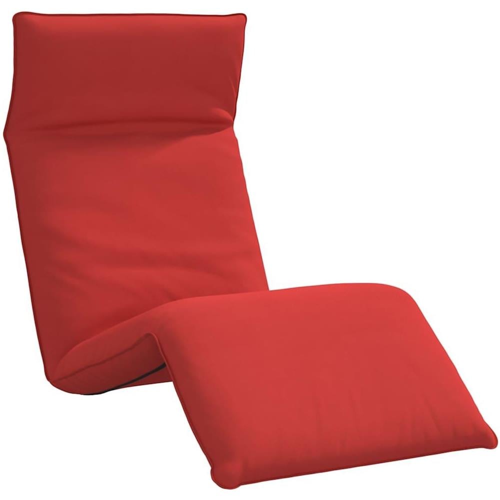 Lettino Pieghevole Rosso 175x54x8,5 cm in Tessuto Oxford - Foto 1