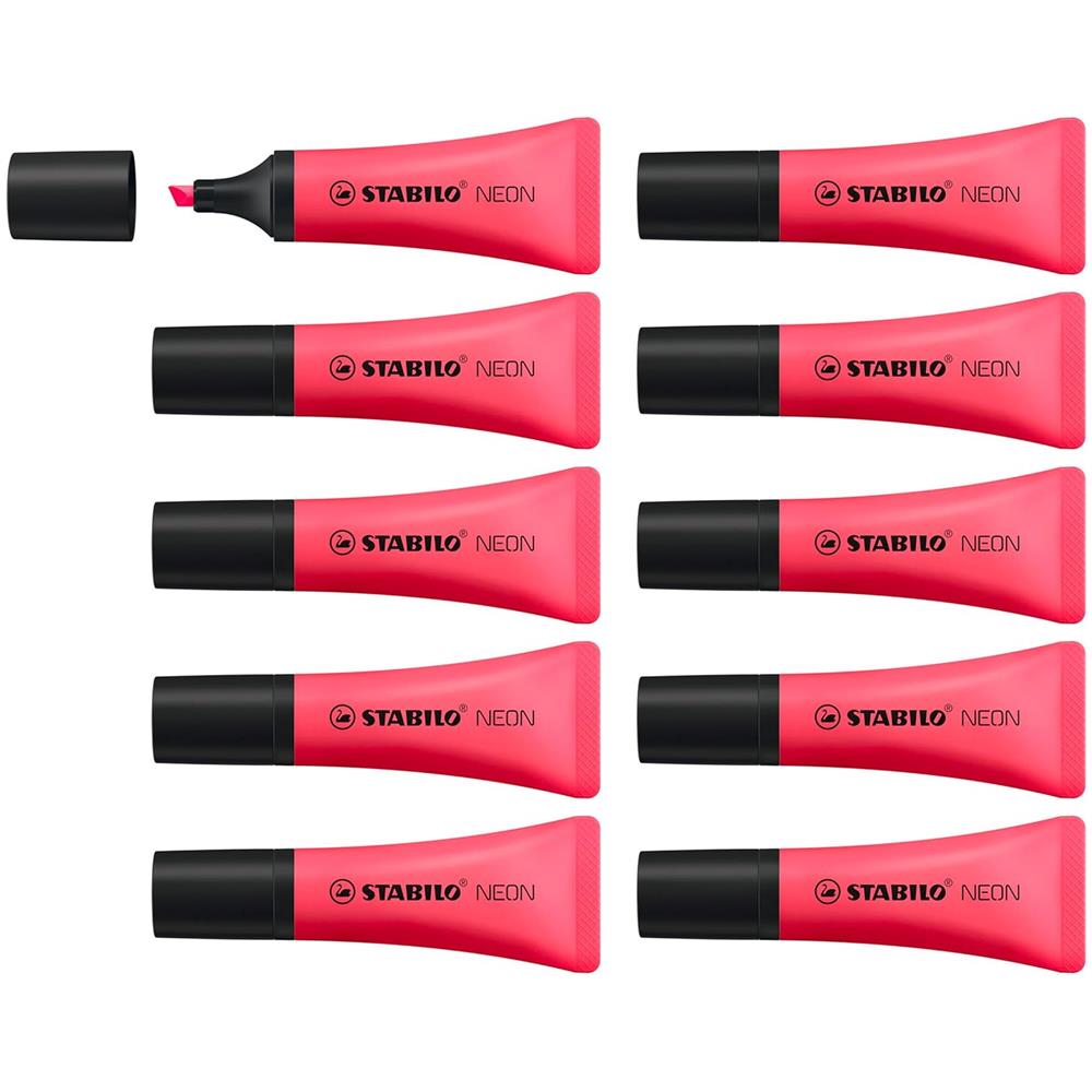 NEON - Evidenziatore - Confezione da 10 - Rosa - Foto 1