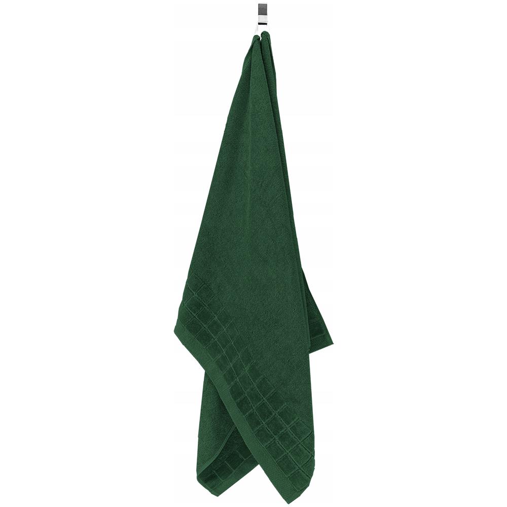 Asciugamano Larisa 70x140 cm 500 g Verde - Morbido - Assorbente - 100% cotone - Design classico - Foto 1