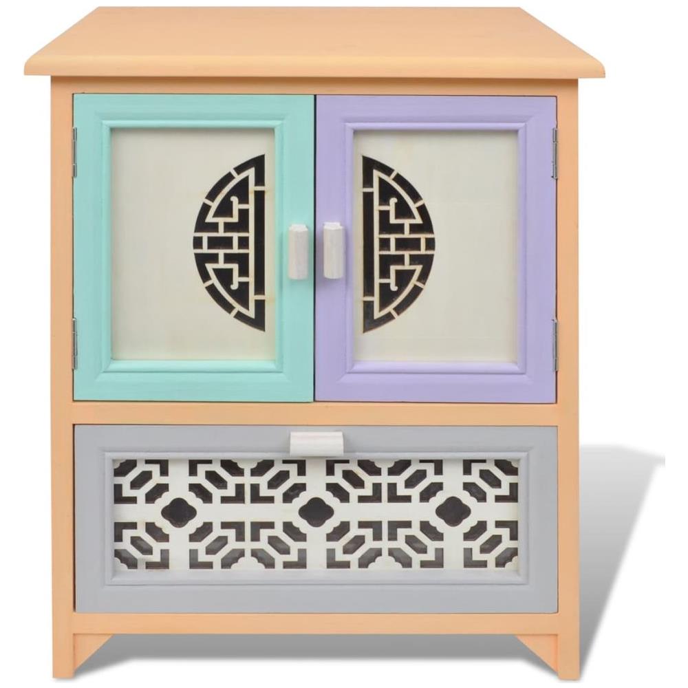 Armadietto Da Toeletta 1 Cassetto E 2 Porte Scultura Squisita - Foto 2