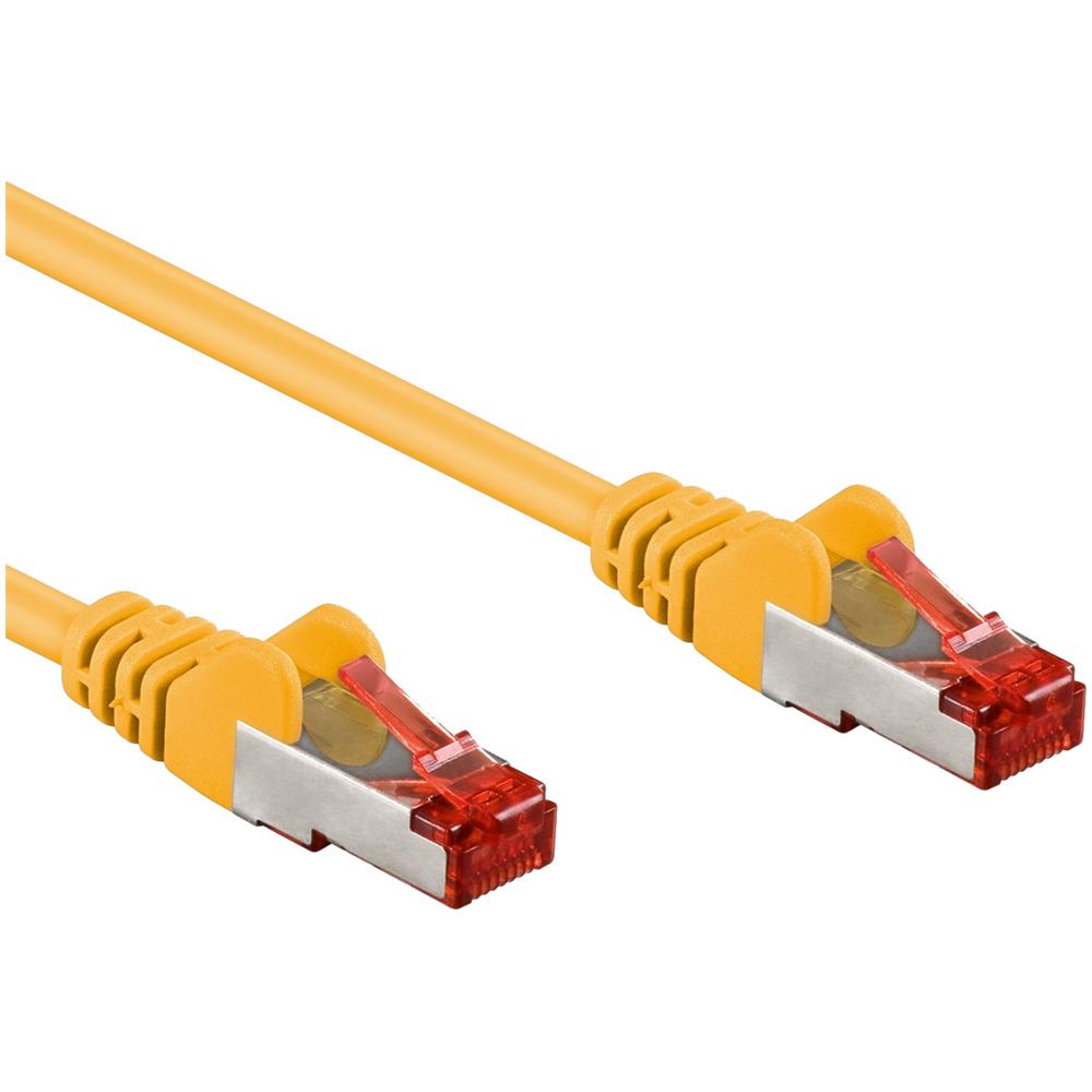 ICOC LS6-100YE - Cavo di rete Patch in rame Cat. 6 SFTP LSZH 10 m - Giallo - Foto 2