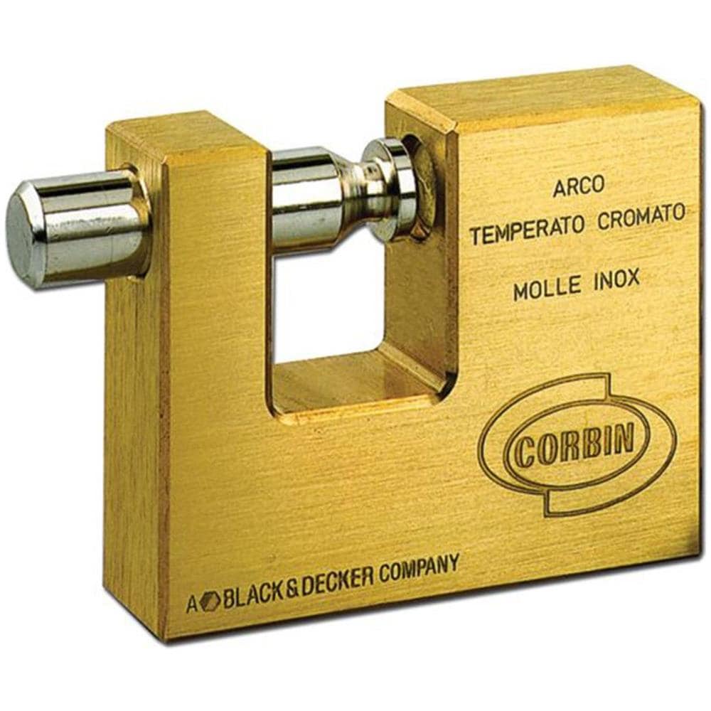 Lucchetto Catenaccio Antiscasso Ottone Mm 50 / 60 / 70 / 90 - 50mm - Foto 1