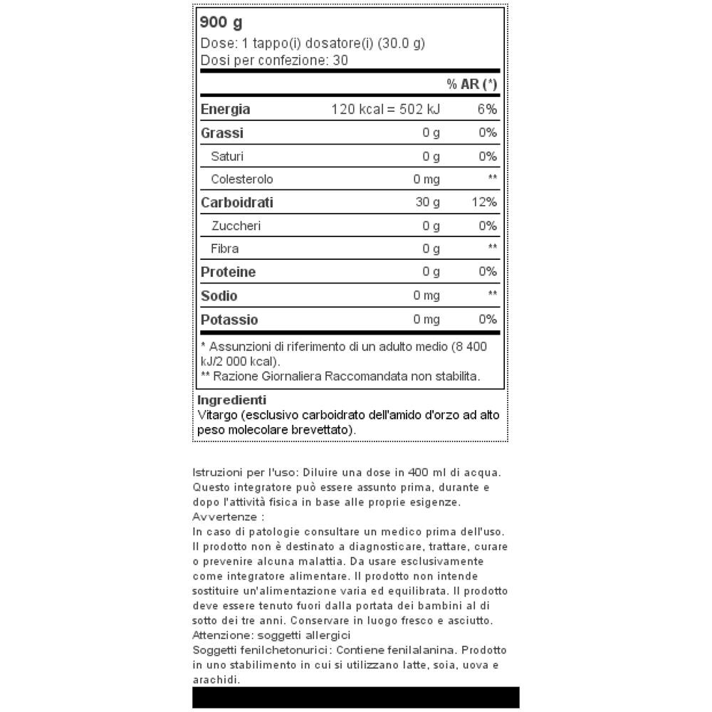 Vitargo 2 Lb (900g) - Scitec - Carboidrati, Energia E Resistenza - Senza Gusto - Foto 2