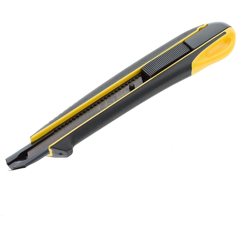 Cutter 9 Mm, Extra Duro Lame Leader Razar Black Lama Con Pulsante, 2k-manico, 1 Pcs, Taj-11678 - Foto 1