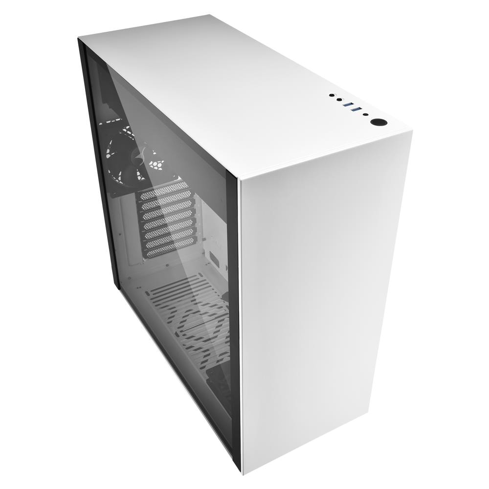 Case PC Pure Steel Middle Tower ATX / Micro ATX / Mini-ITX / CEB / EEB / EATX 2 Porte USB 3.0 Colore Bianco (Finestrato)  - Foto 2