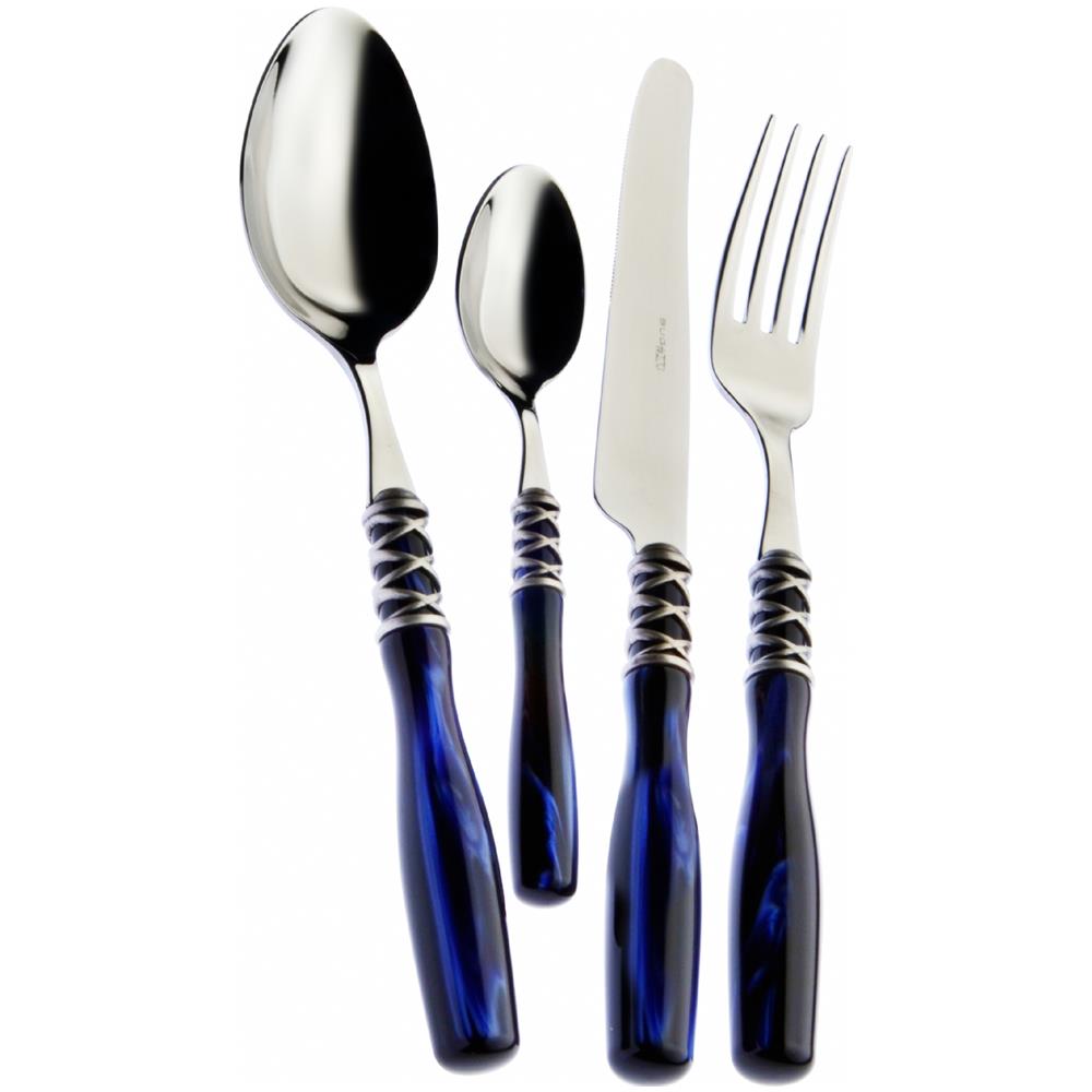 Servizio Posate 75 Pz ""arianna"" Blu - Foto 1