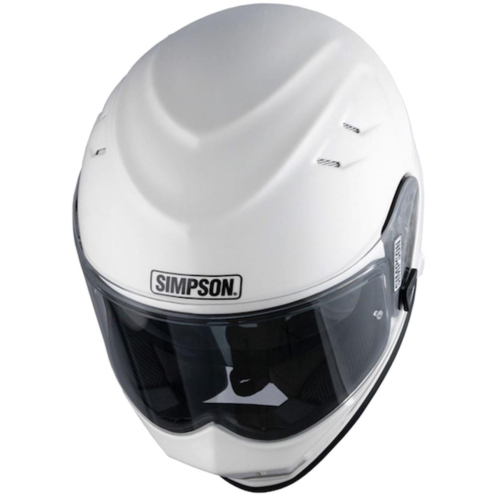 Casco Moto 2018 Venom Solid Gloss Bianco (s, Bianco) - Foto 2