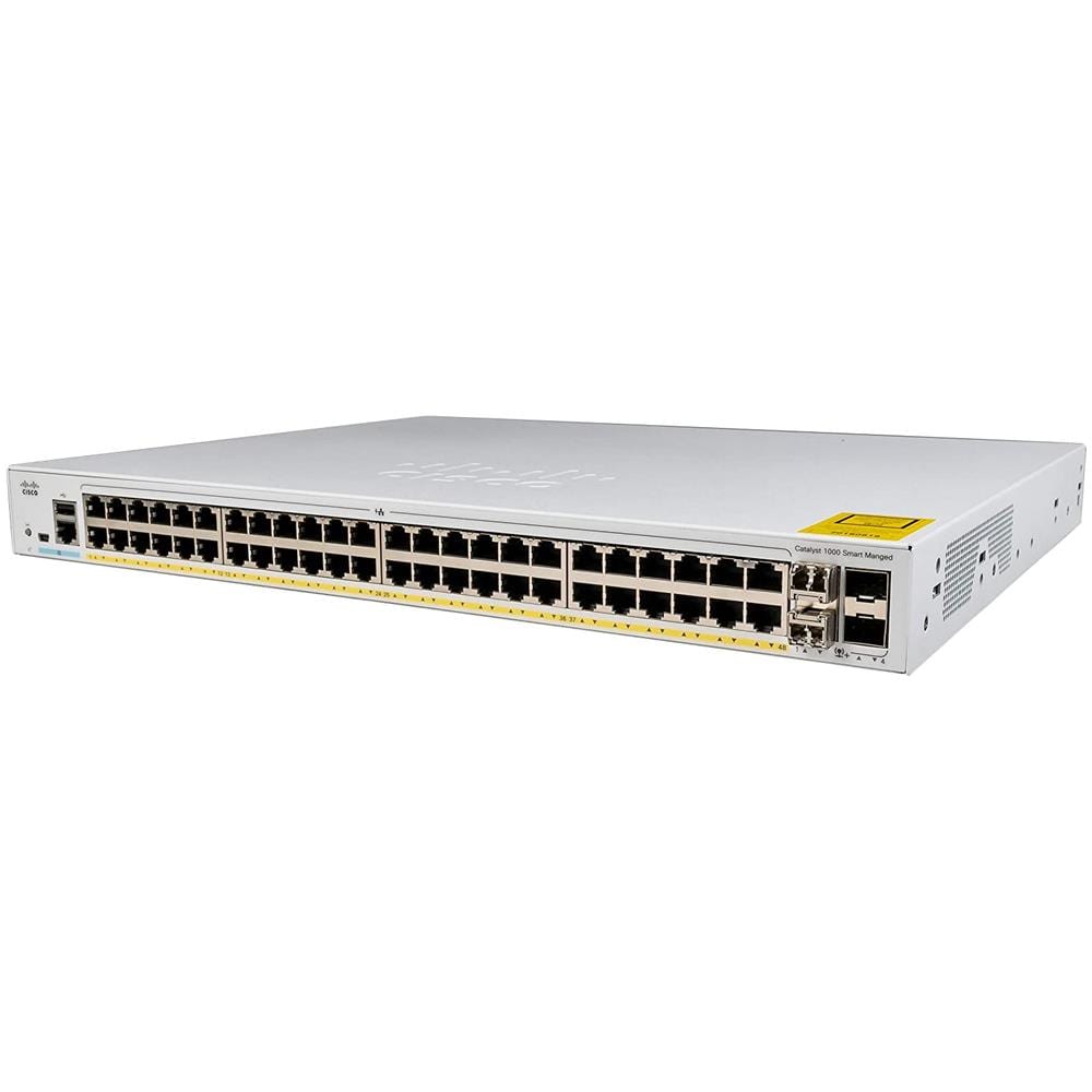 Switch Catalyst C1000-48FP-4G-L 48 Porte Ethernet PoE 10 / 100 / 100 Mbps RJ45 con 4 Porte SFP Managed - Foto 3