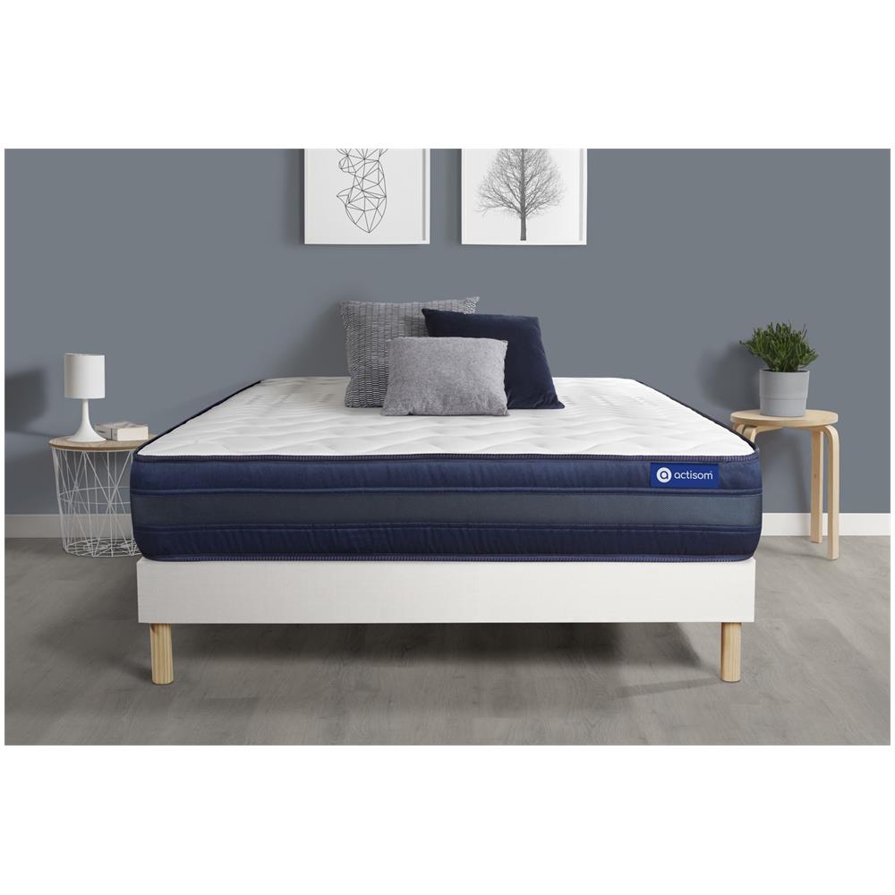 Kit Rete E Materasso Actiflex Tech 130x210cm - Spessore : 24cm - Molle Insacchettate E Memory Foam- Molto Rigido - Foto 2