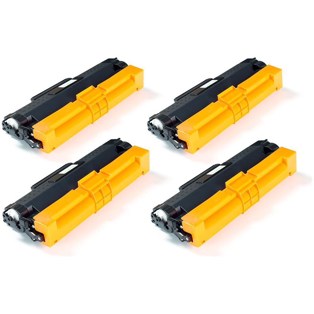Toner 4 Cartucce Nero 4x 3000 Pagine Sostituisce Brother Tn-2410, Tn-2420 Toner Per Brother Dcpl2510d, Dcpl2530dw, Dcpl2550dn, Hll2310d, Hll2350dw, Hll2370dn, Hll2375dw, Mfcl2710dw, M - Foto 1