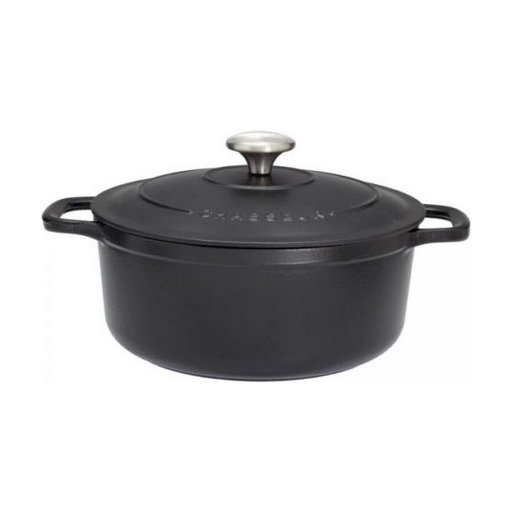 Pirofila Rotonda In Ghisa Smaltata 20 Cm Nera - Puc472001 - Foto 1