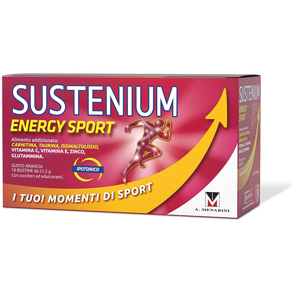 Energy Sport Integratore Per Sportivi A Base Di Sali Minerali Carnitina Taurina Vitamina C E 212.0 Gr - Foto 2