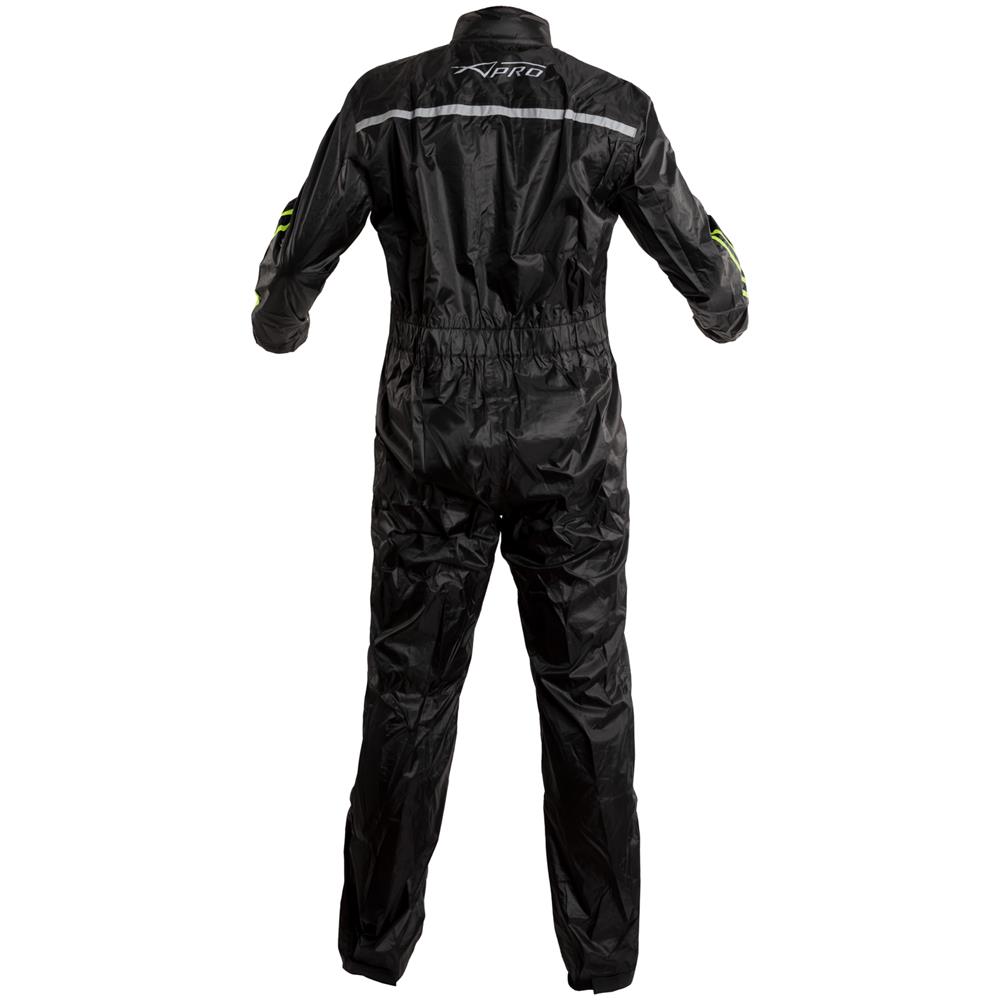 Tuta Anti Pioggia Impermeabile Moto Cerata Completo Scooter Antiacqua Fluo S - Foto 5