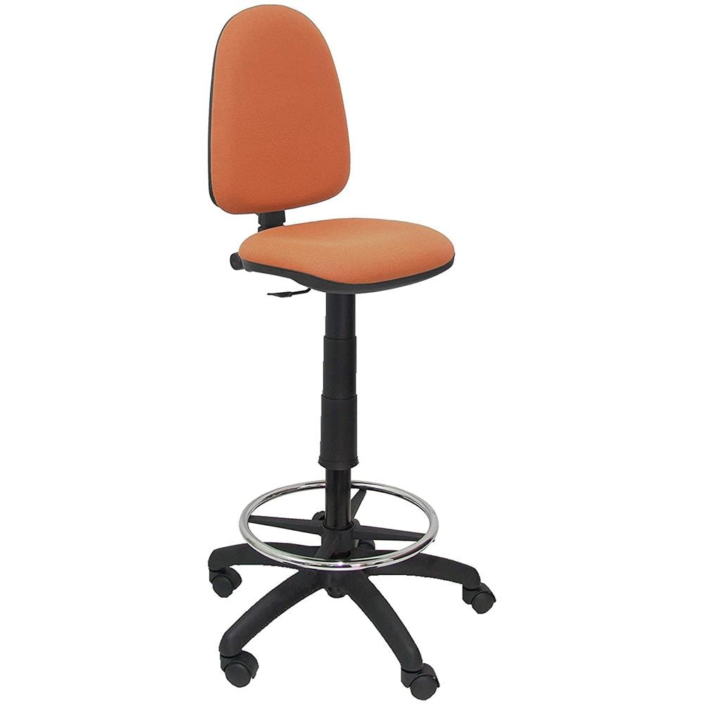 T04cp Sgabello Ergonomico, Altezza Regolabile E Anello Poggiapiedi Marrone - Foto 1