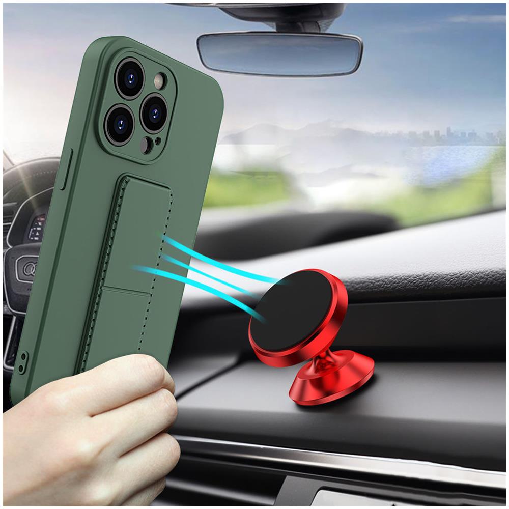 Kickstand Case Custodia Cover Protettiva Per Iphone 13 Blu - Foto 4