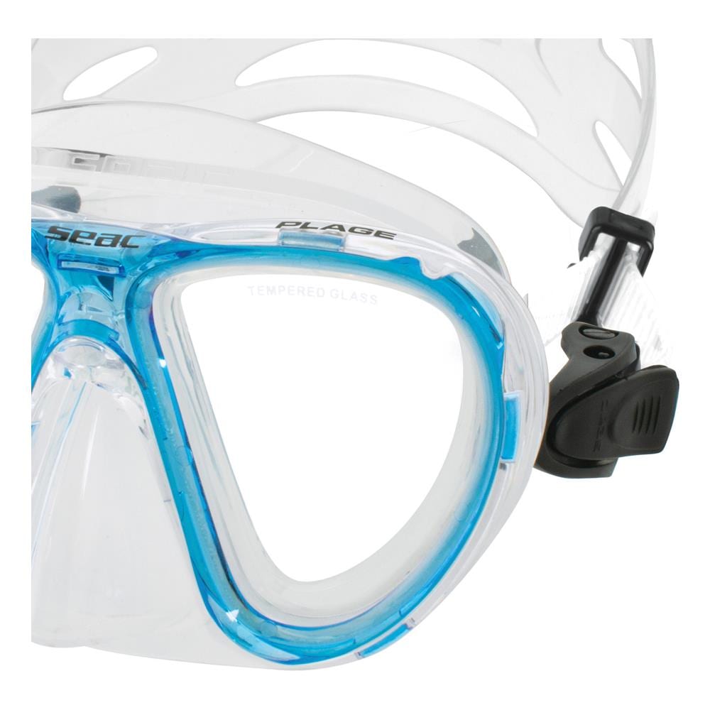Maschera Plage Slt Trasparente Trasparente / blu - Foto 2