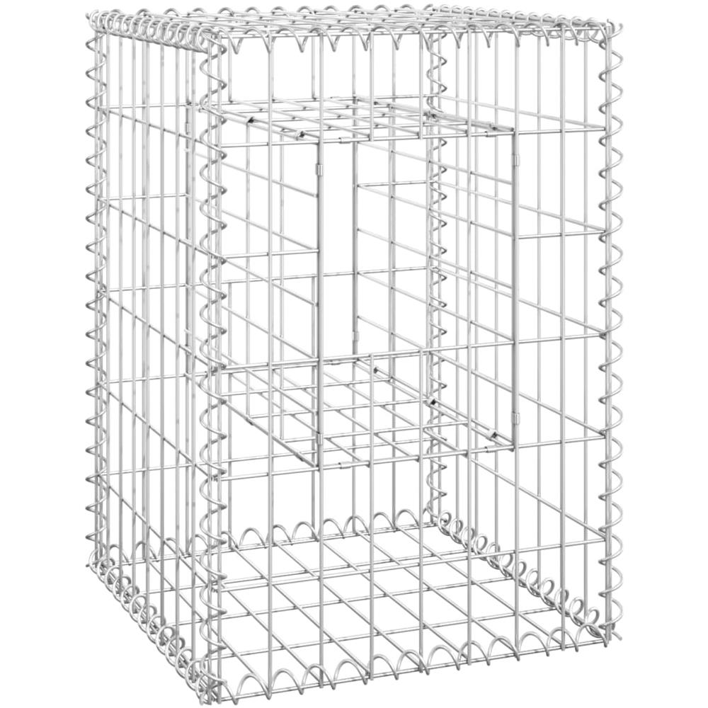 Cesti A Gabbione A Torre 2 Pz 40x40x60 Cm In Ferro - Foto 3