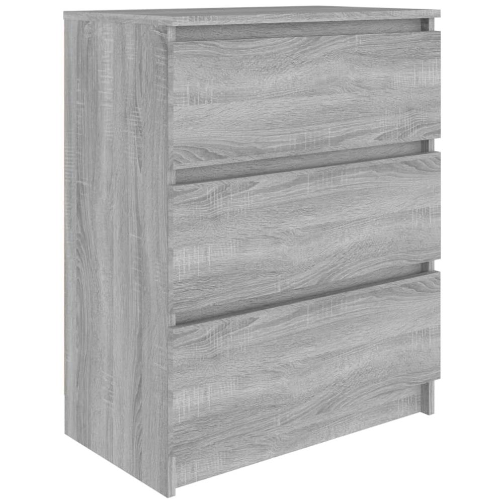 Credenza Grigio Sonoma 60x35x76 Cm In Legno Multistrato - Foto 2