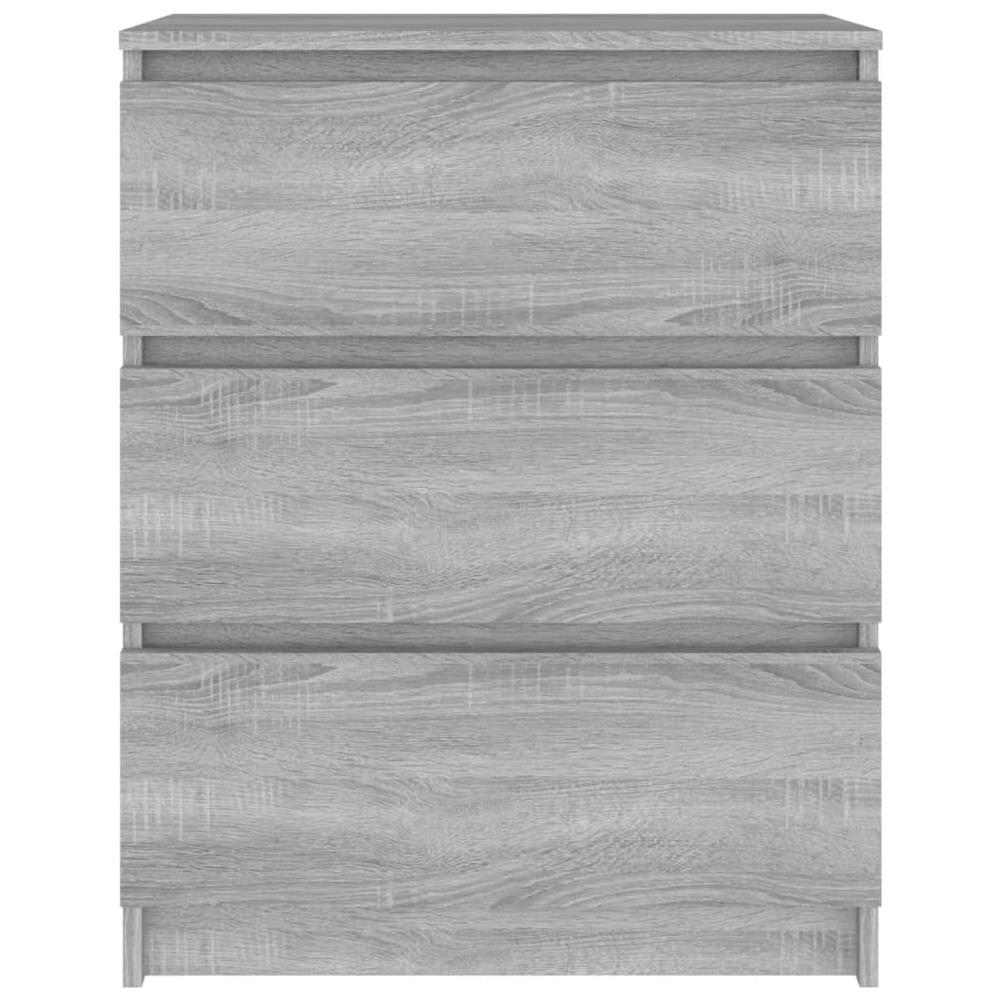 Credenza Grigio Sonoma 60x35x76 Cm In Legno Multistrato - Foto 4