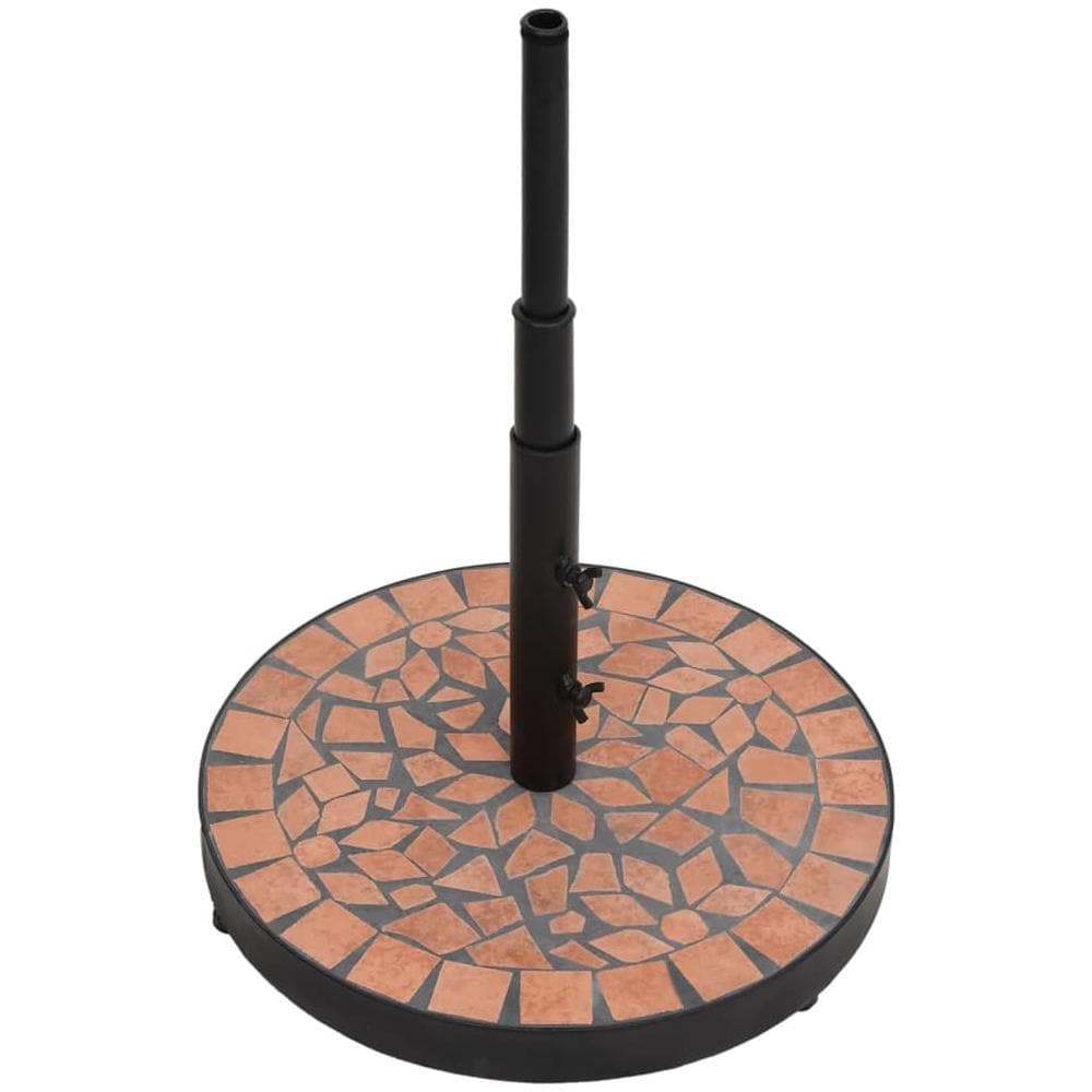 Base per Ombrellone Terracotta Rotonda 12 kg - Foto 3