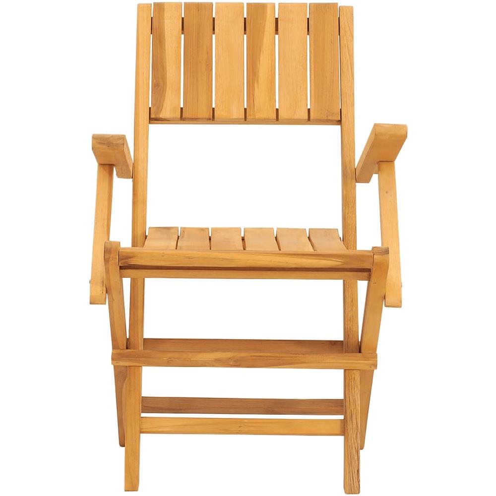 Sedie Da Giardino Pieghevoli 2pz 55x61x90cm Legno Massello Teak - Foto 7