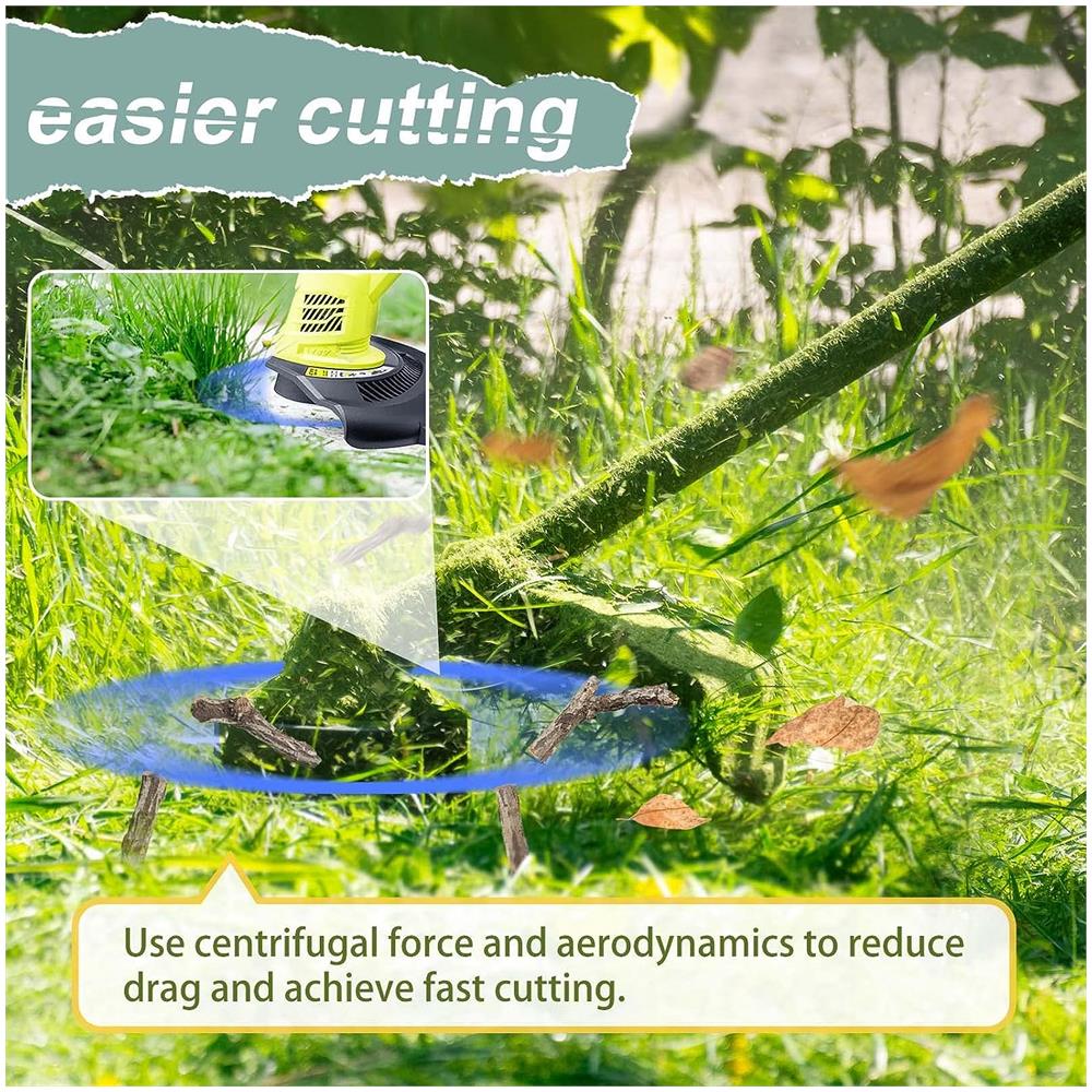 Confezione Da 6 Bobine Di Ricambio Con Copertura Per Decespugliatore Ryobi Multicolore - Foto 2