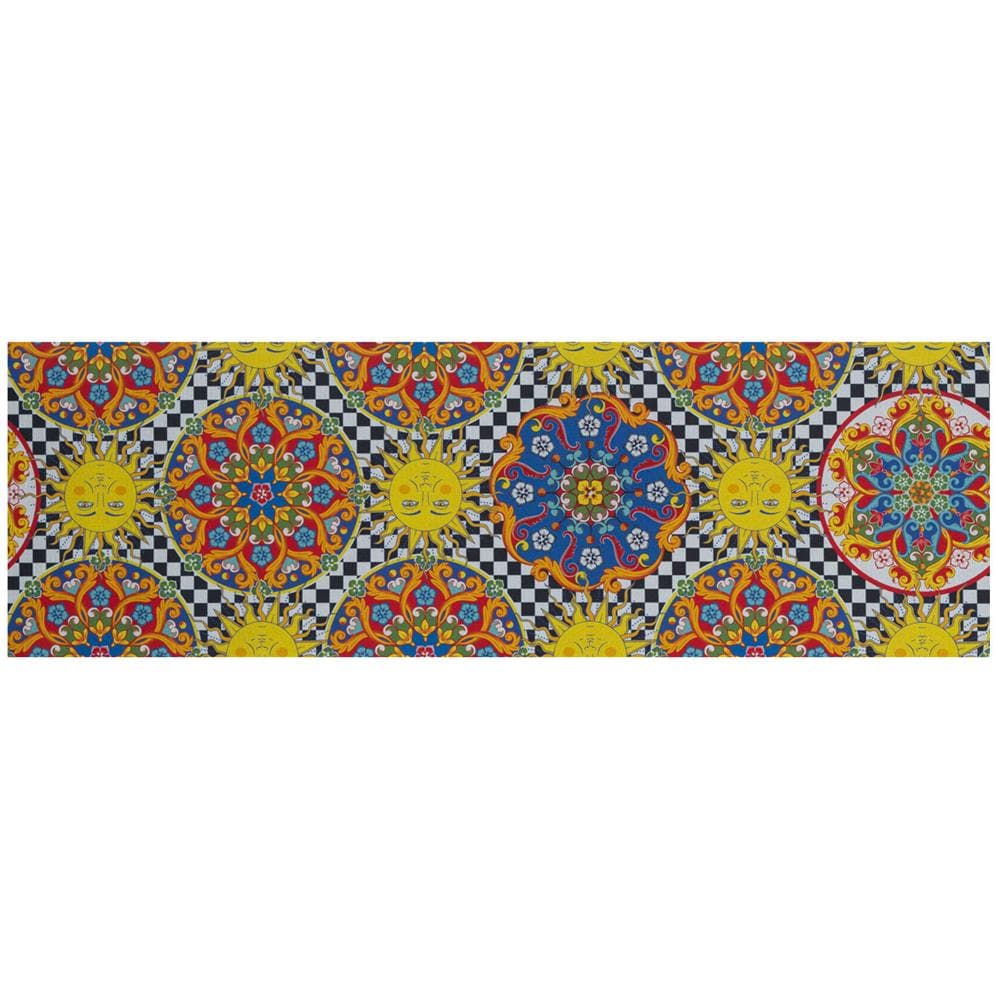 Tappeto Passatoia Cucina Antiscivolo Stampa Digitale Sprinty Disegno Re Sole 52x400 Re Sole - Foto 1