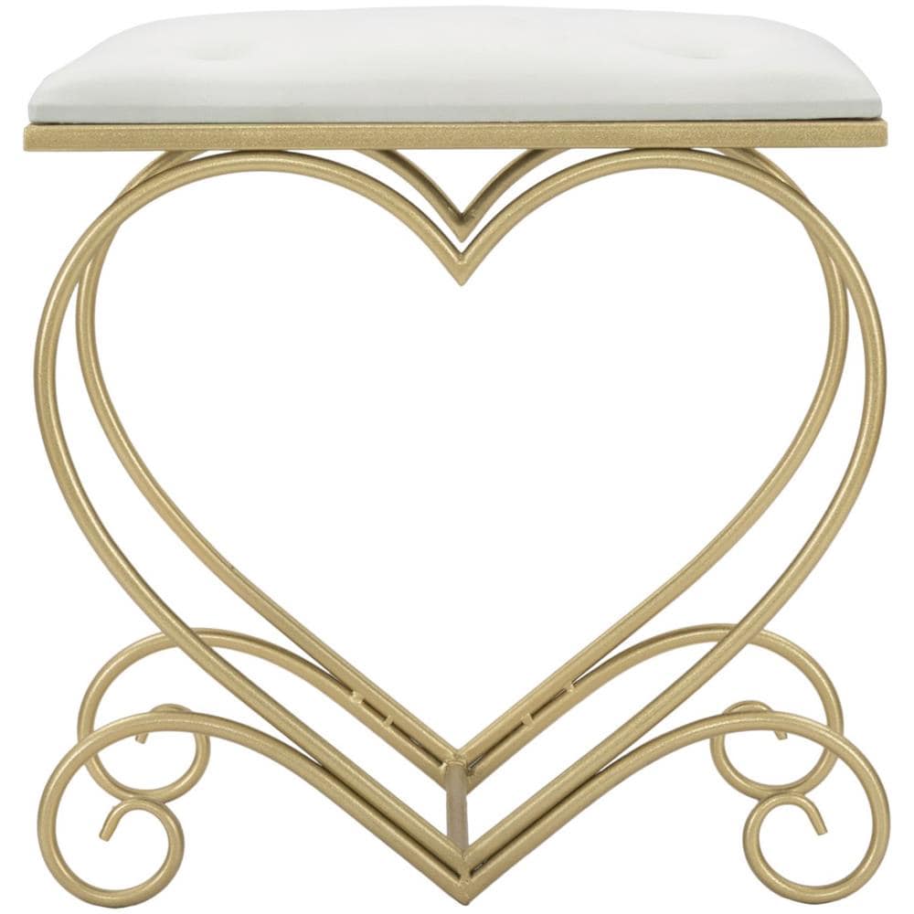 SGABELLO HEART CREMA CM 50X37,5X51,5 - Foto 1