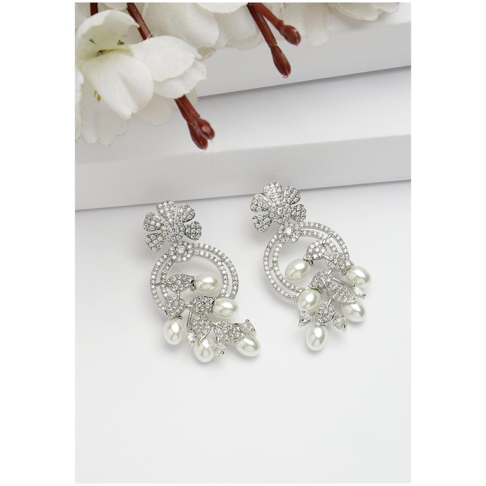 Collezione Diva Orecchini a Goccia alla Moda in Zirconia - Foto 1