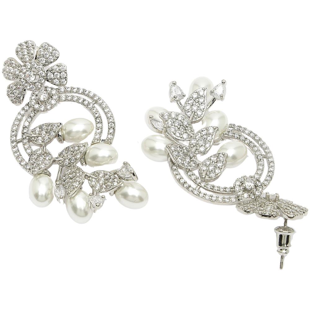 Collezione Diva Orecchini a Goccia alla Moda in Zirconia - Foto 2