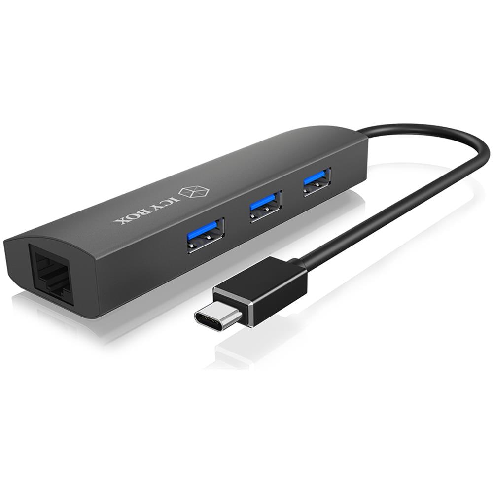 3 Port Usb 3.0 Hub + Gbit-lan. - Foto 1