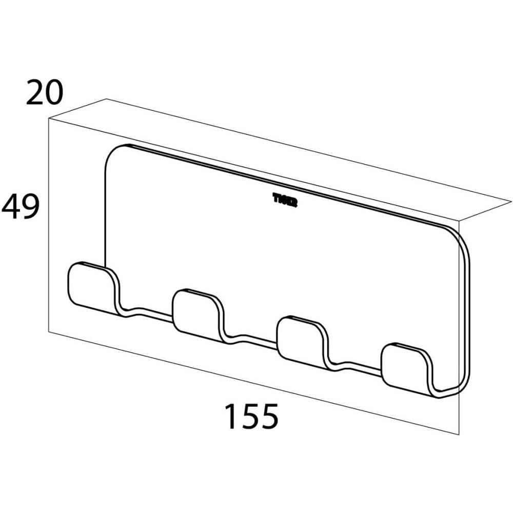 Gancio Multiplo Per Asciugamani Colar Argento 1314730946 - Foto 5