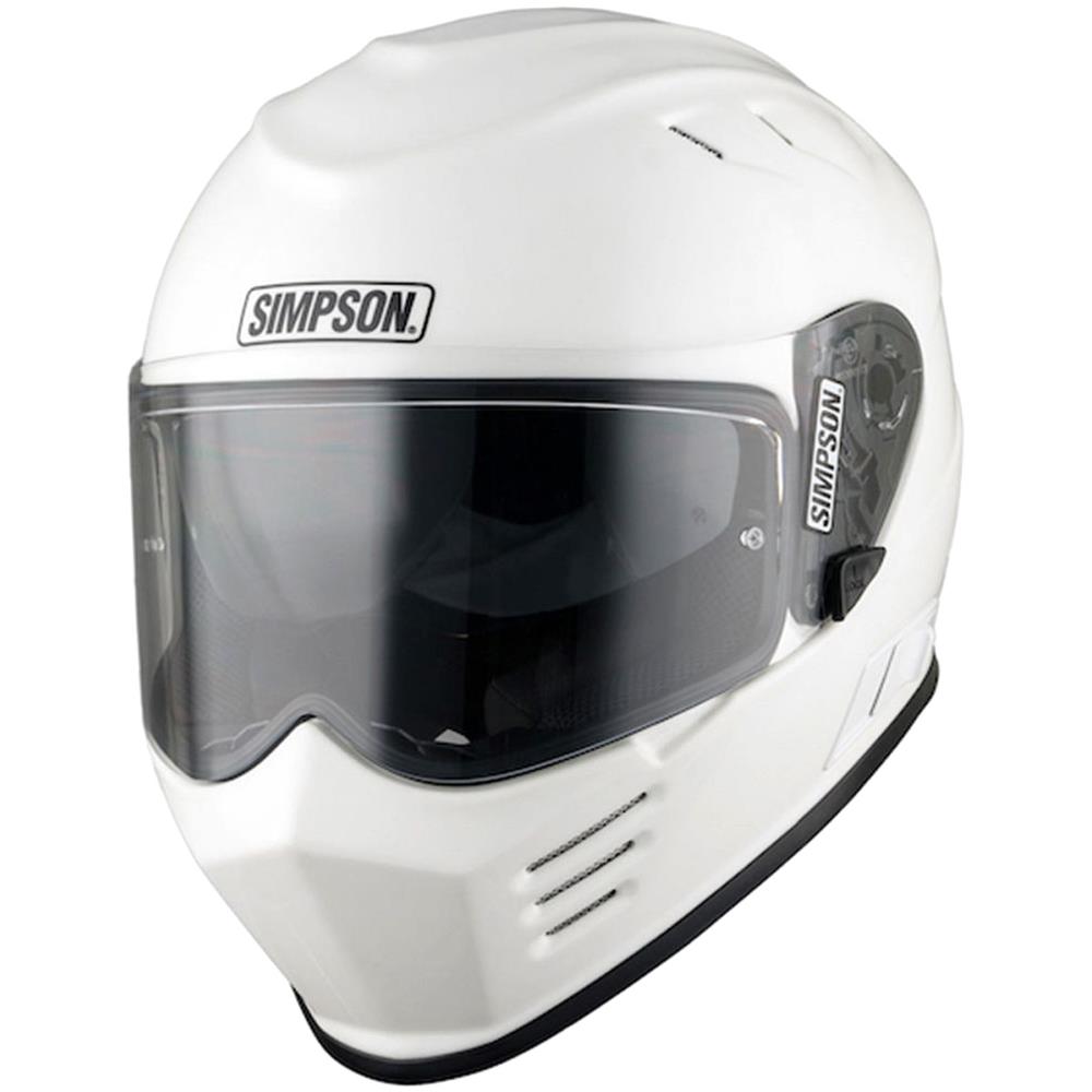 Casco Moto 2018 Venom Solid Gloss Bianco (xs, Bianco) - Foto 1