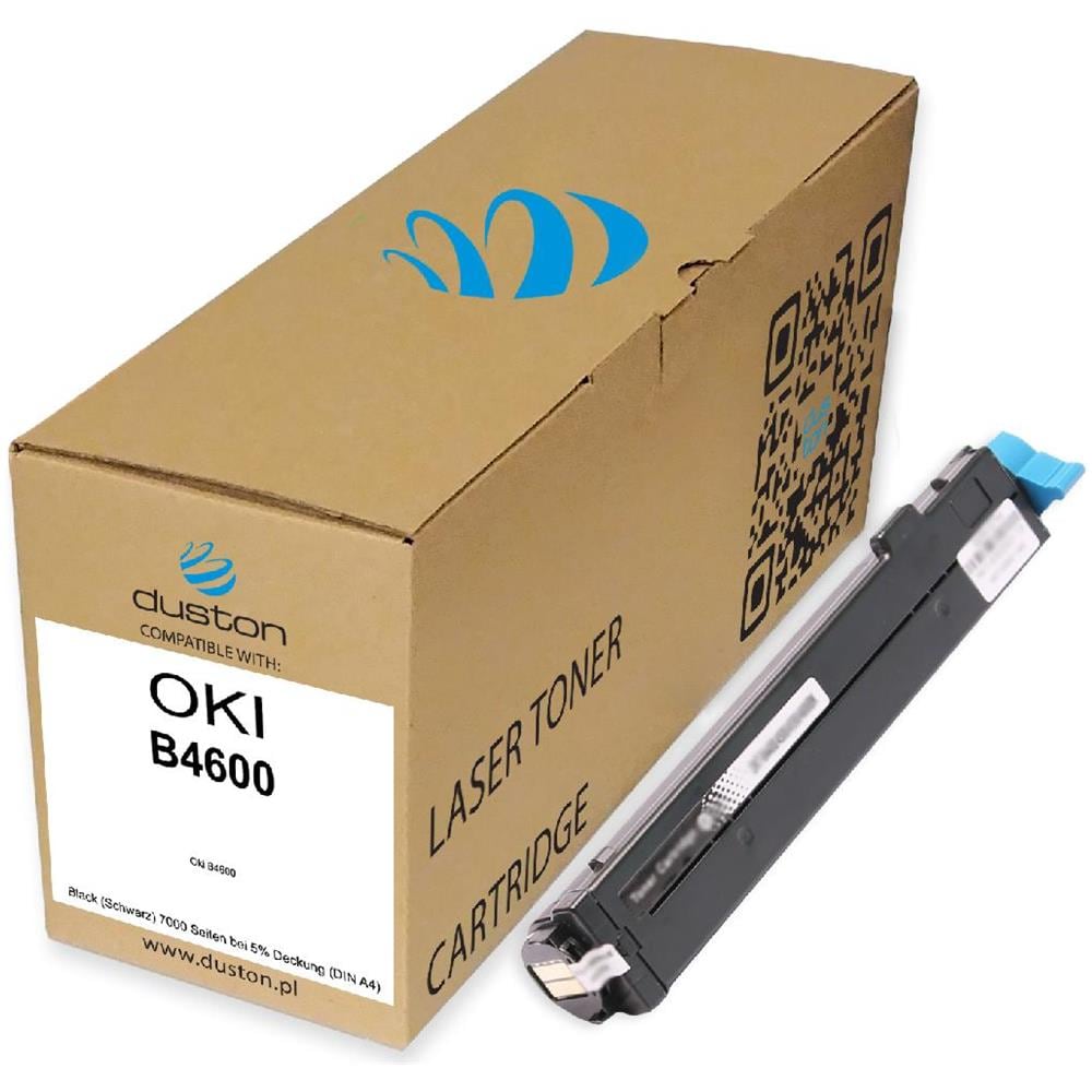 TONER COMPATIBILE - 3x B4600, 43502002 Negro Compatible Con Oki B4600 - Foto 2