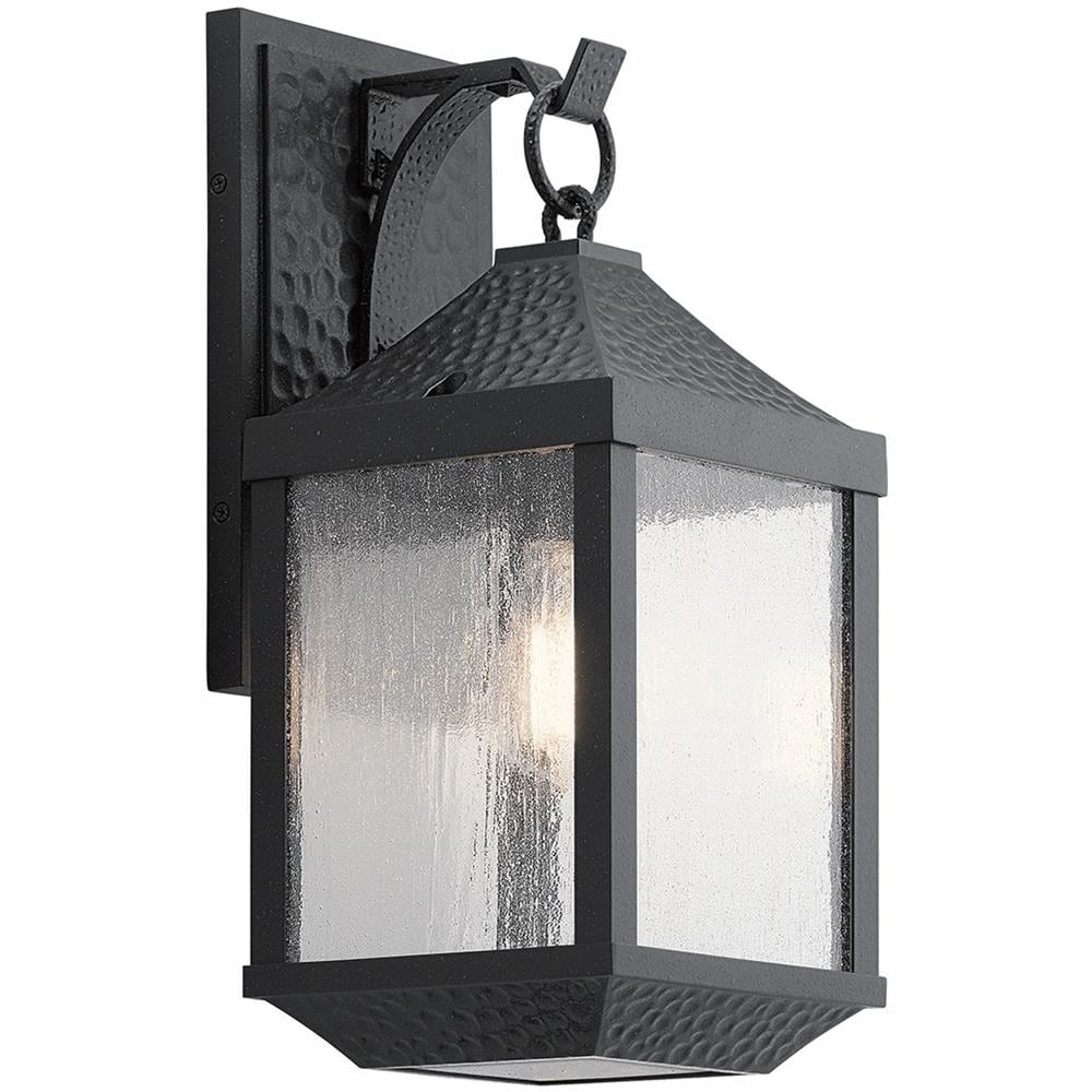Lanterna Da Parete Media Da Esterno 1 Luce, Nero Invecchiato, Ip44, E27 - Foto 1