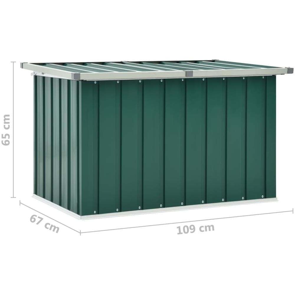 Baule Da Giardino Verde 109x67x65 Cm - Foto 8
