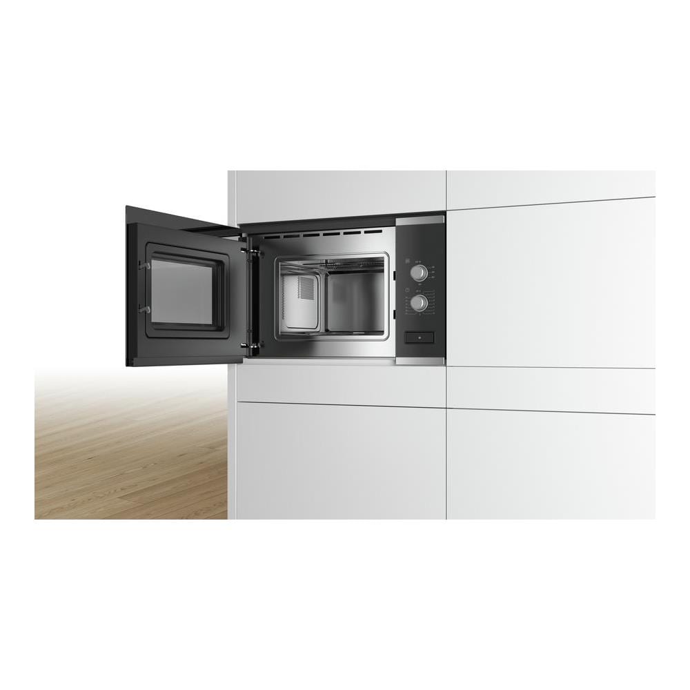 BOSCH - BFL520MS0 Forno Microonde da Incasso Capacità 20 Litri Potenza 800  Watt Colore Acciaio Inossidabile - ePRICE