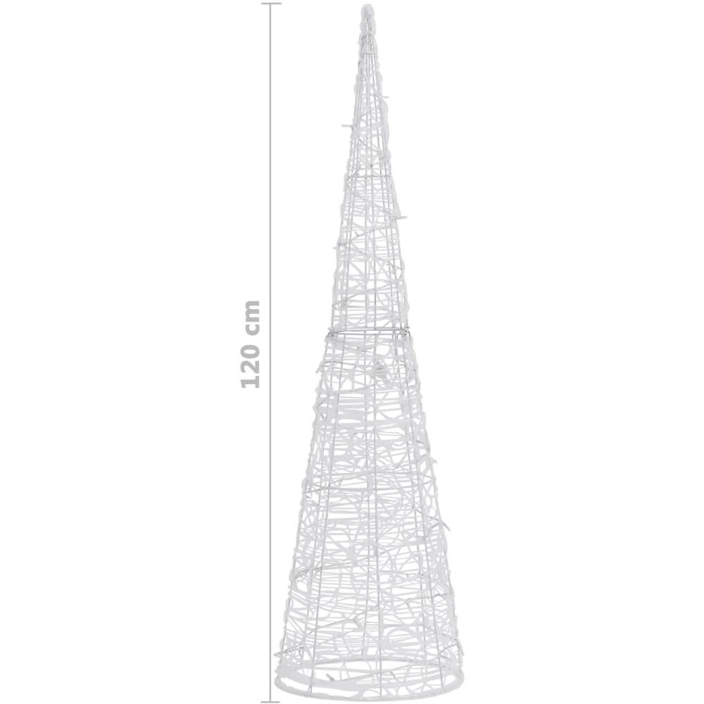 Piramide Decorativa Cono di Luce LED Acrilico Blu 120 cm - Foto 2