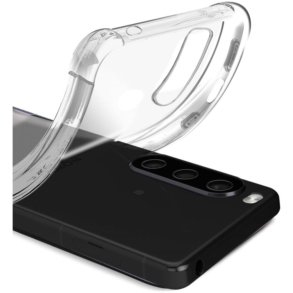 Kit Protezione Sony Xperia 10 Iii Cover Flessibile + Vetro Temperato Trasparente - Foto 2