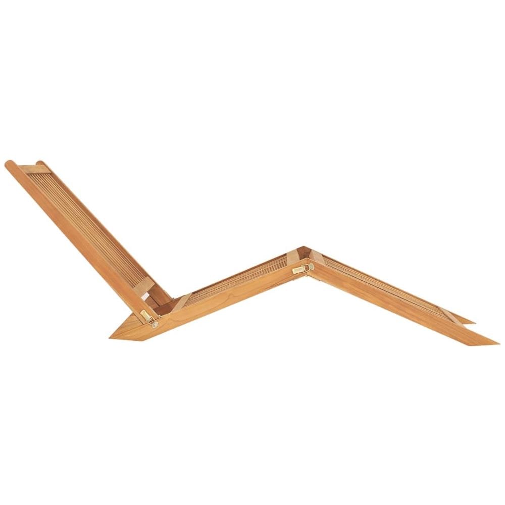 Lettino Prendisole in Legno Massello di Teak - Foto 2