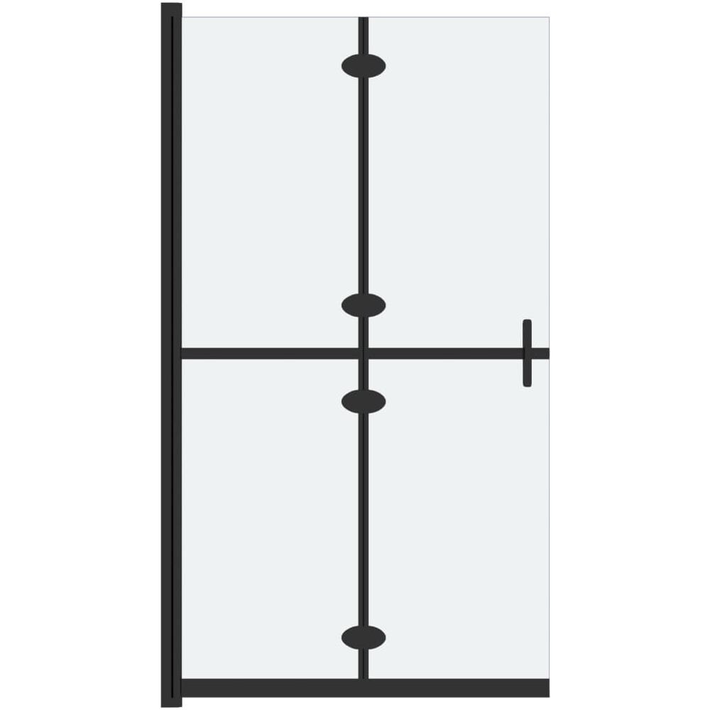 Parete Per Doccia Walk-in Pieghevole In Vetro Esg 70x190 Cm - Foto 1