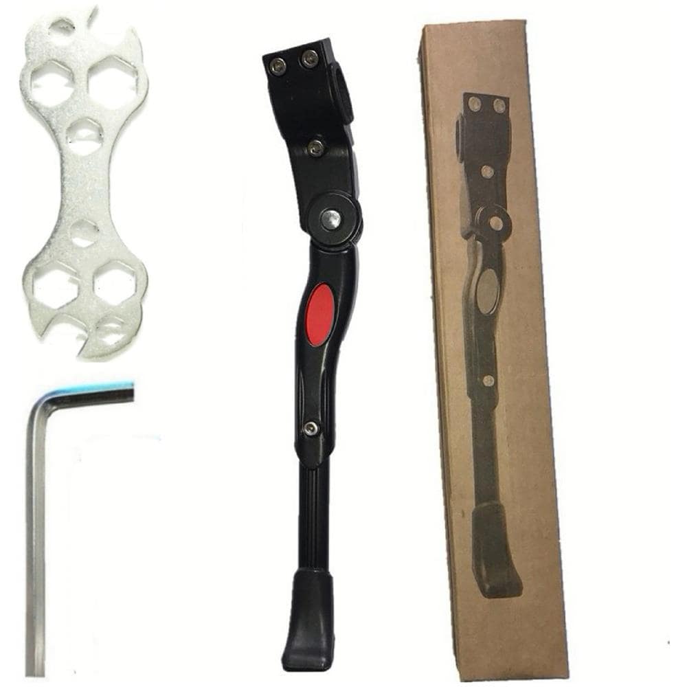 Cavalletto Bici Regolabile Supporto Laterale Bici Con 2 Chiavi - Foto 1