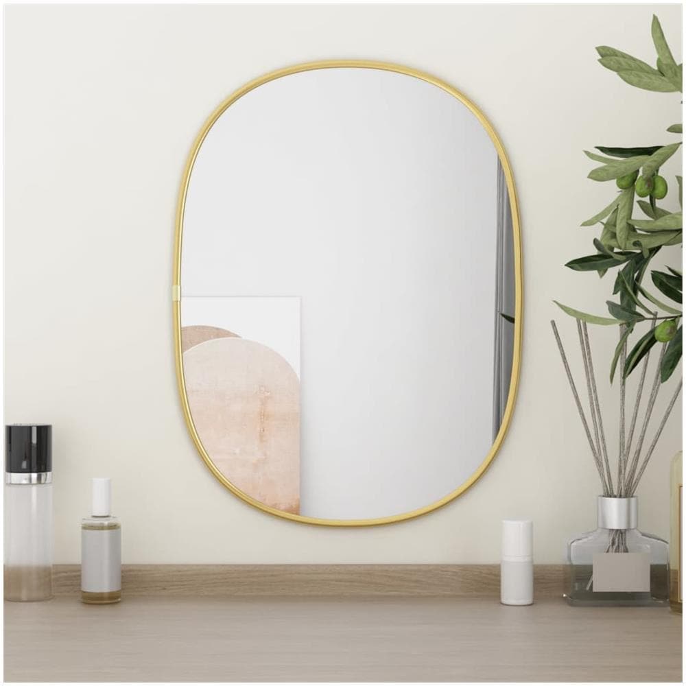 Specchio Da Parete Dorato 40x30 Cm - Foto 1