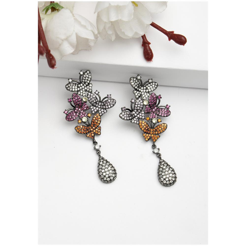 Collezione Diva Orecchini a Goccia Farfalla - Foto 1