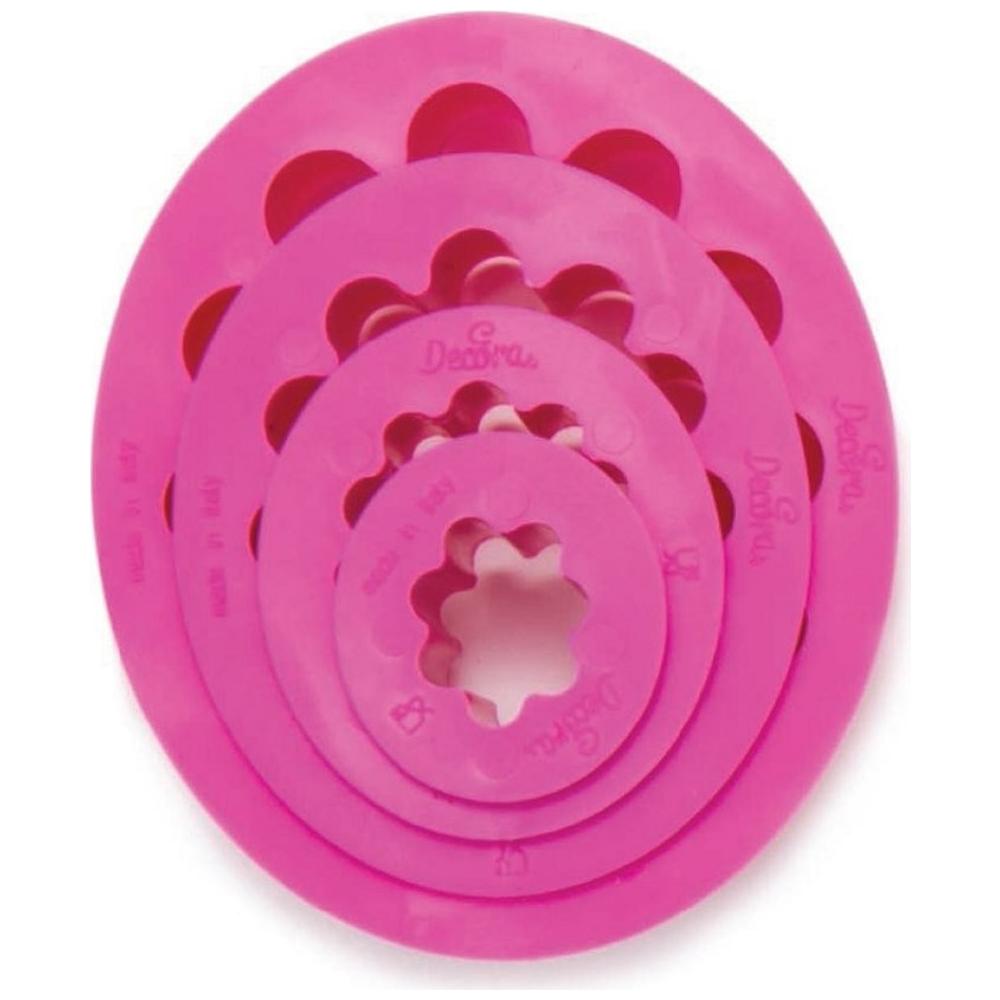 Set 4 Tagliapasta Ovale Festonato - Foto 1